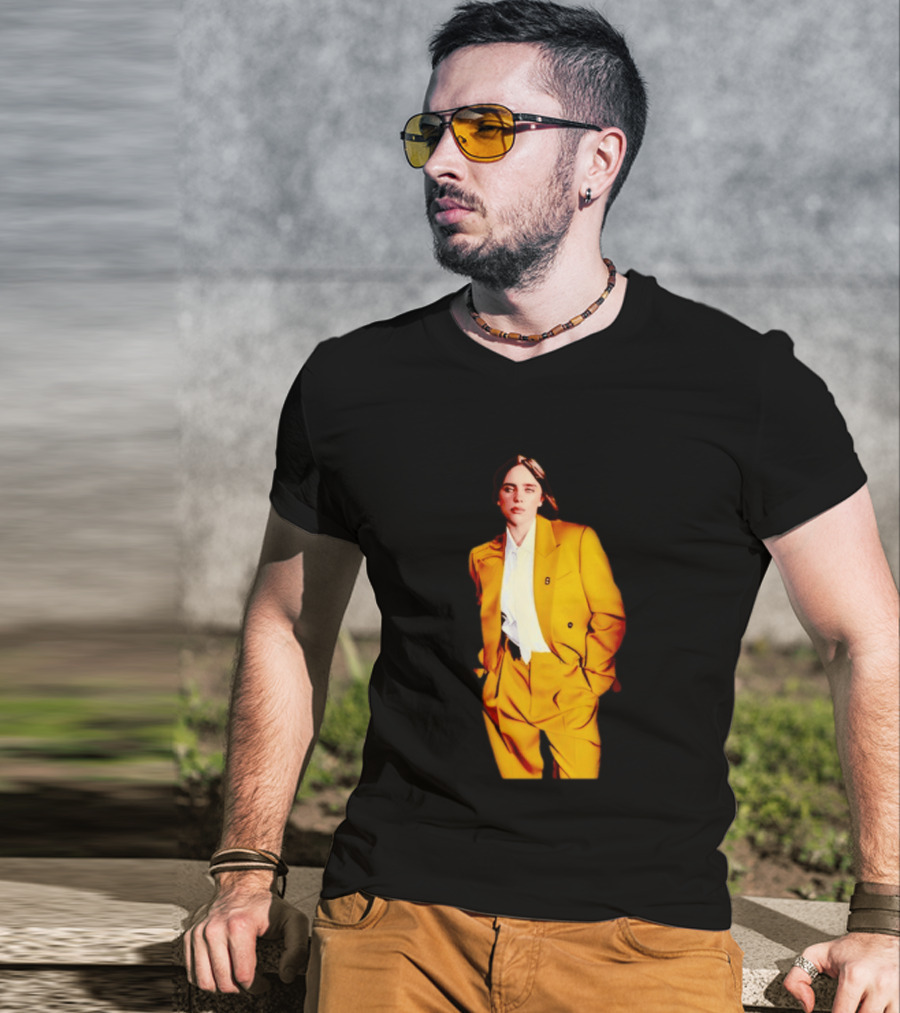 Billie Eilish Yellow Suit Fashion T-Shirt