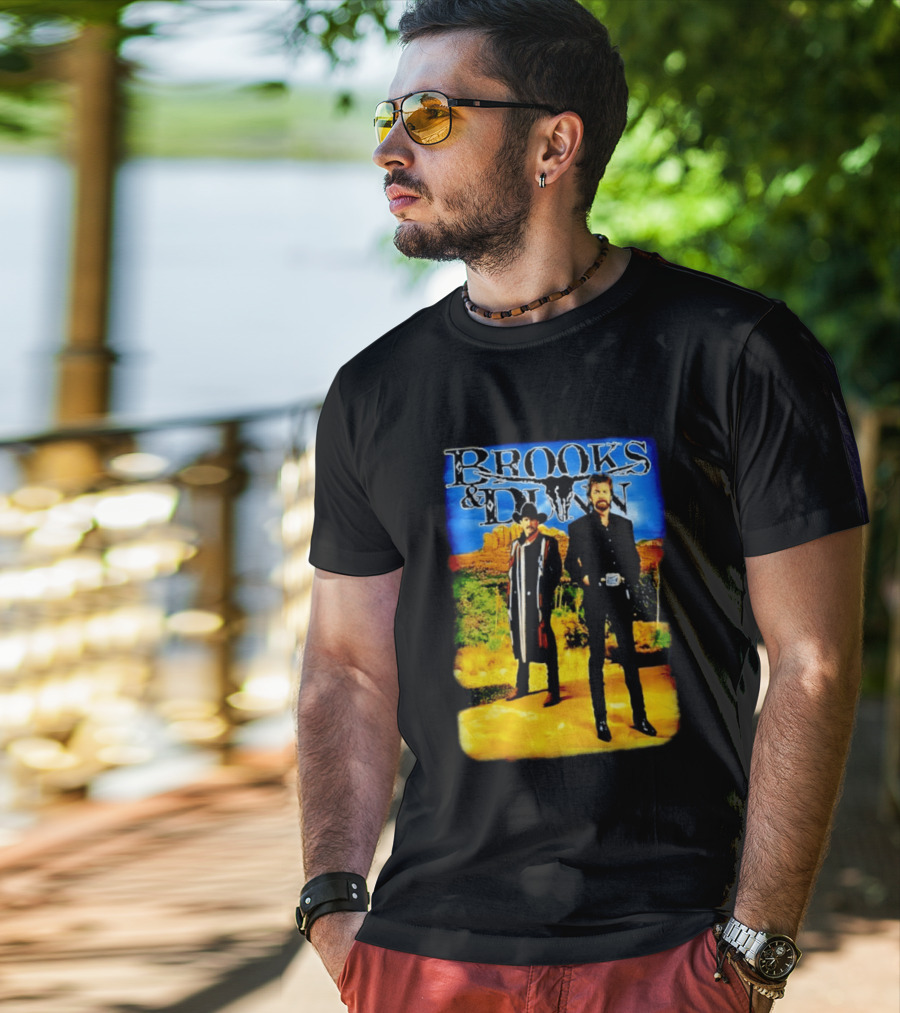 Brooks And Dunn Western Style Desert T-Shirt