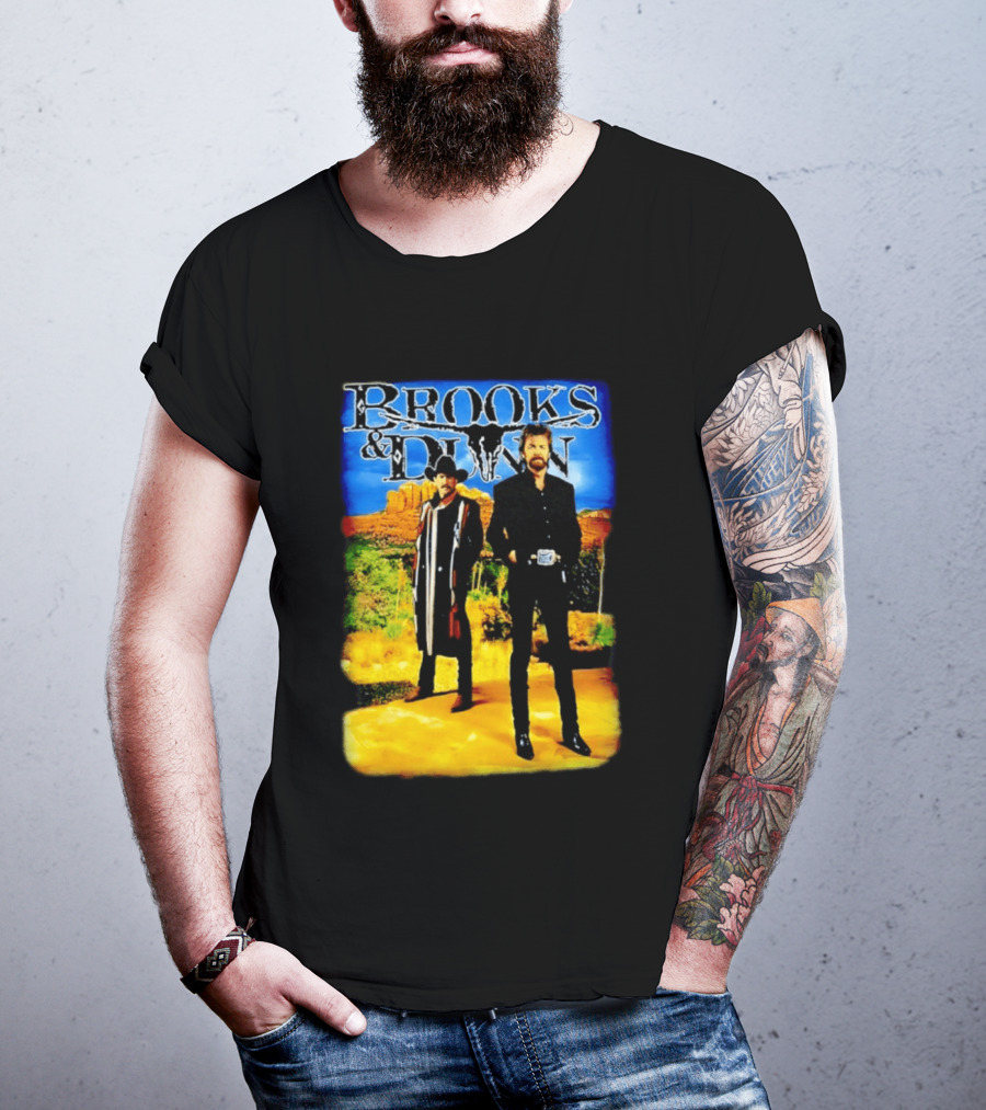 Brooks And Dunn Western Style Desert T-Shirt