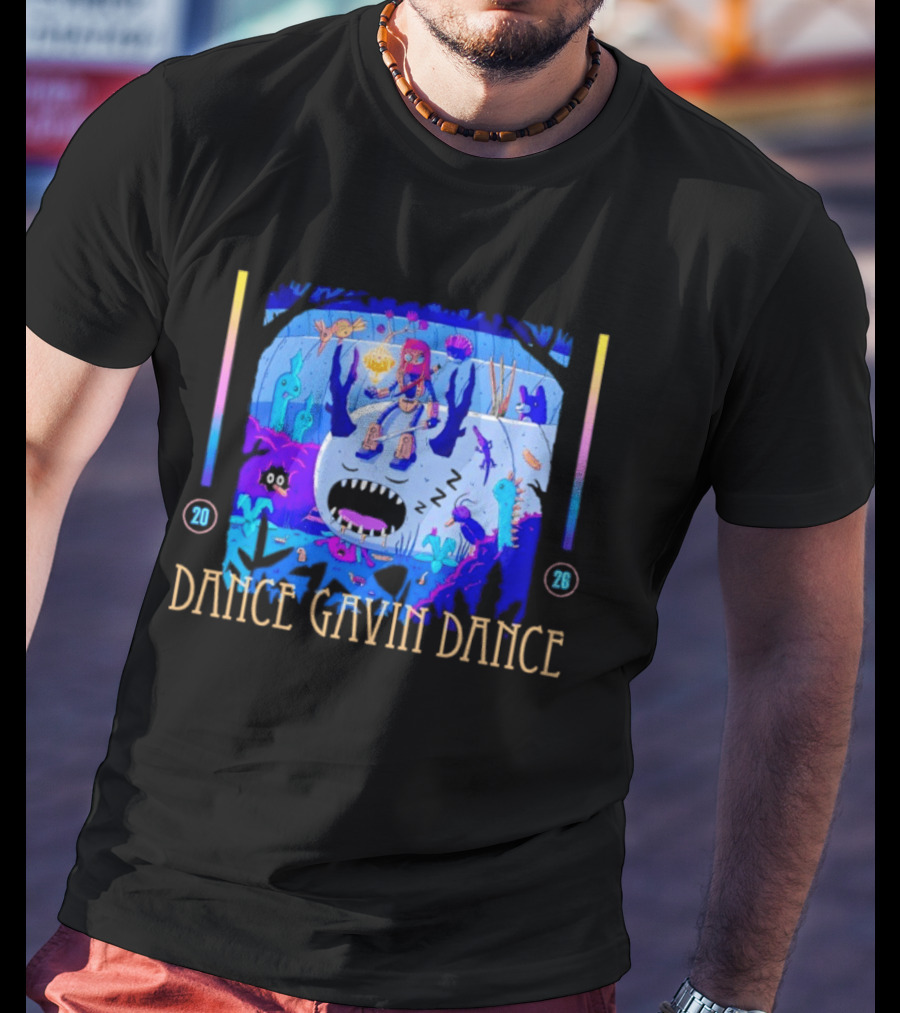 Dance Gavin Dance 2026 Tour Surreal Ocean Adventure T-Shirt