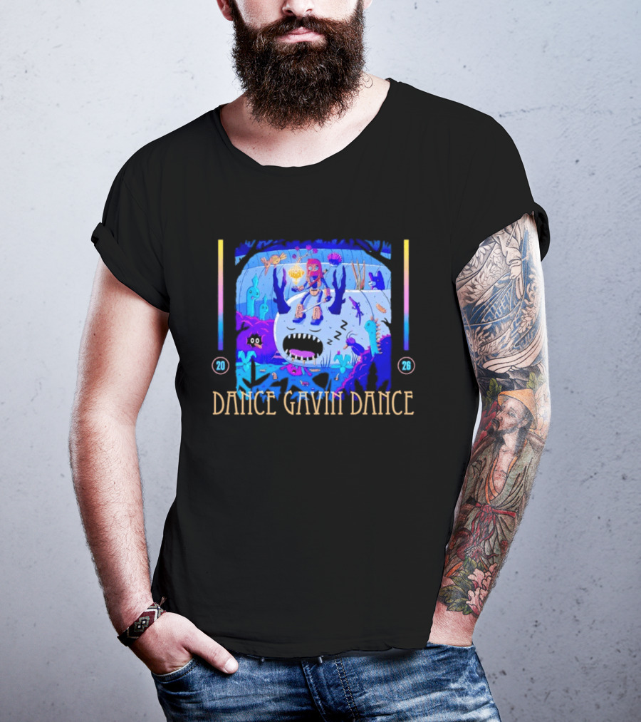 Dance Gavin Dance 2026 Tour Surreal Ocean Adventure T-Shirt