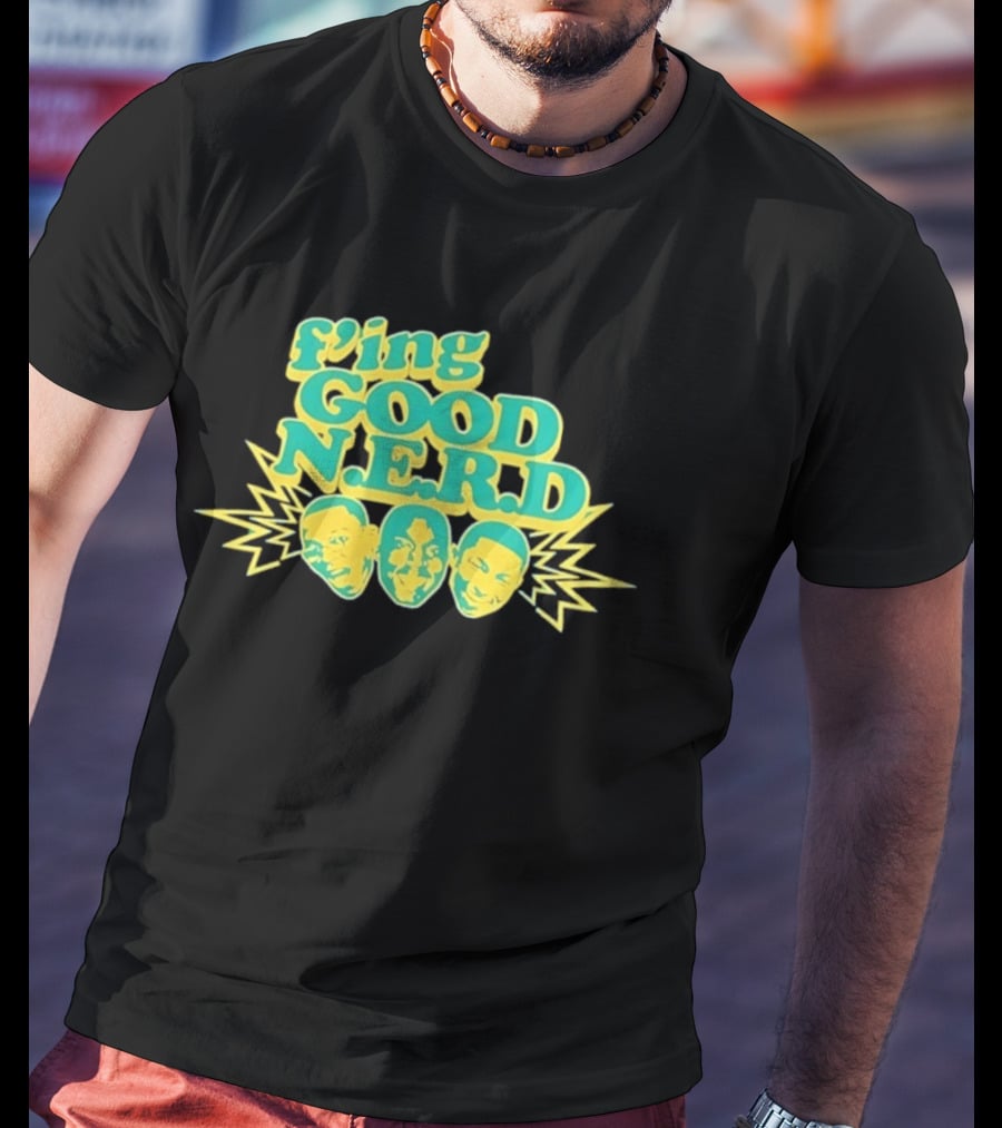 F'ing Good N.E.R.D Faces And Lightning T-Shirt