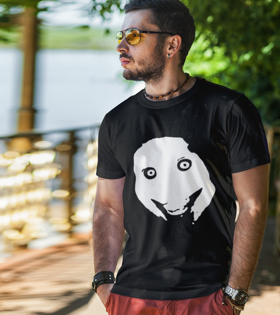 Remera Jeff The Killer Creepy Face Distorted Horror Meme T-Shirt