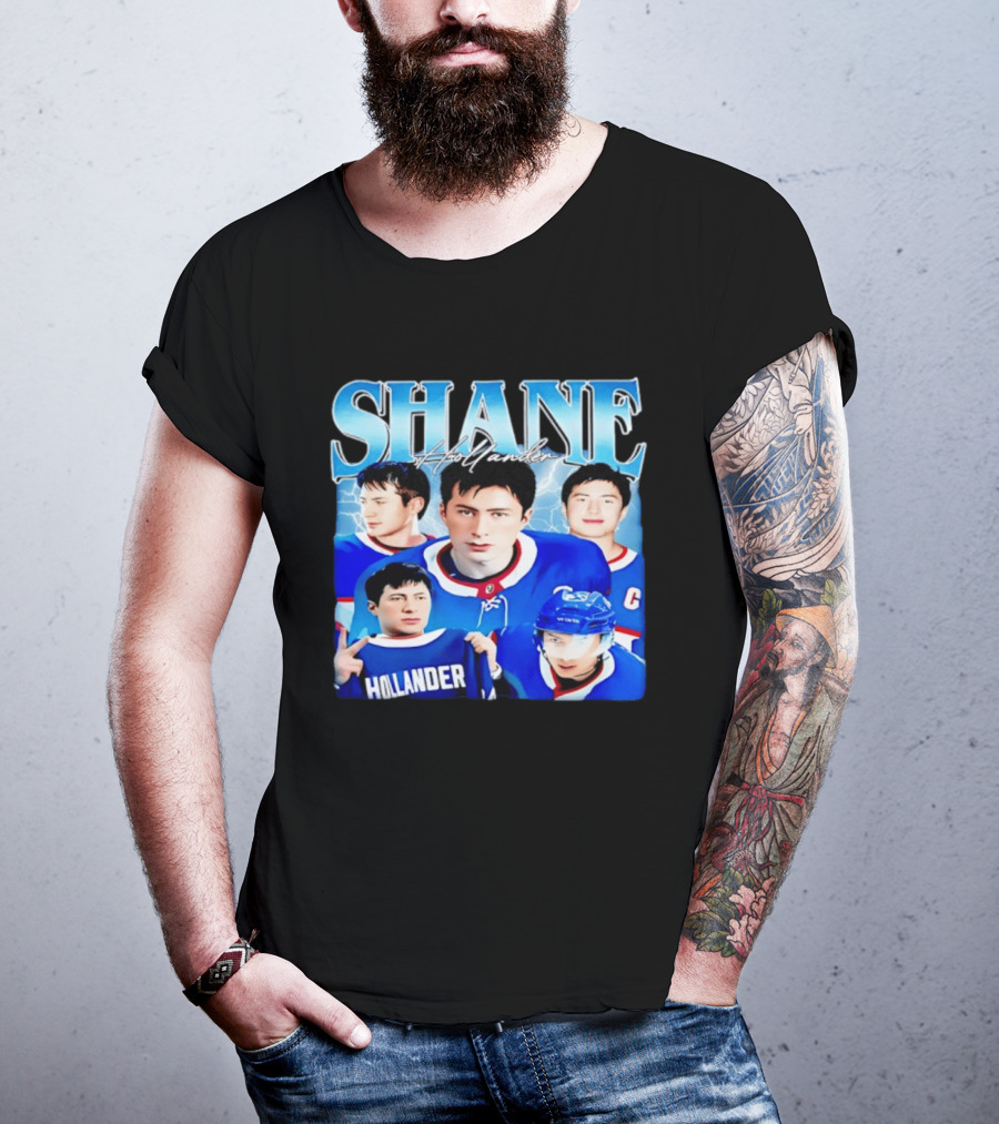 Shane Hollander Hockey Legend Heated Rivalry Lightning T-Shirt