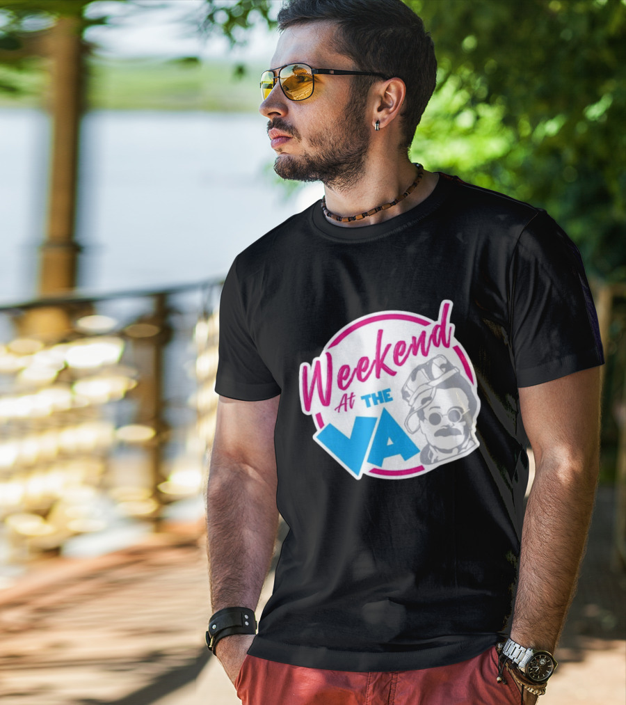 Weekend At The VA Iconic Silhouette Throwback T-Shirt