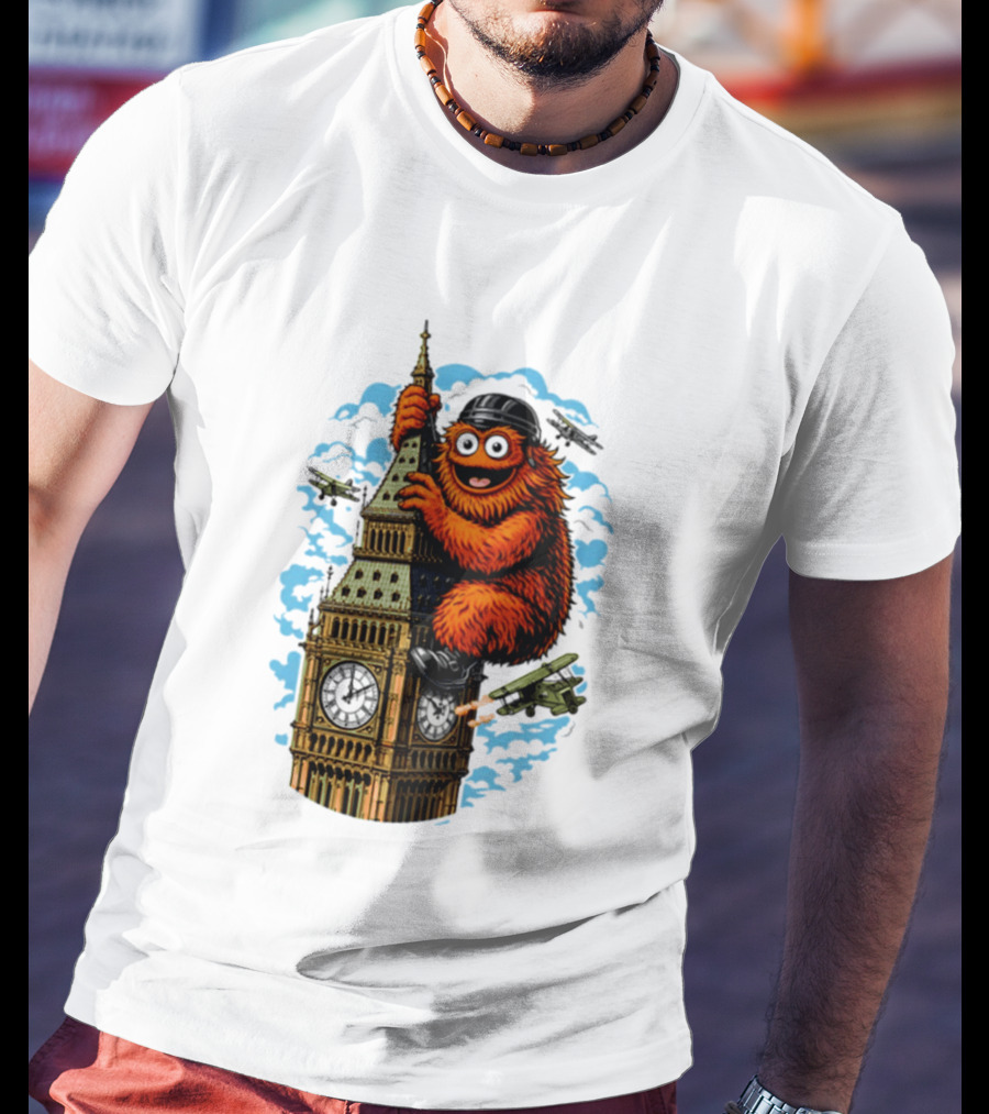Big Ben Gritty Kong Philadelphia Hockey Clash T-Shirt