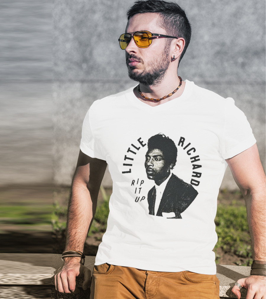 Little Richard Rip It Up Vintage Style Iconic Music T-Shirt