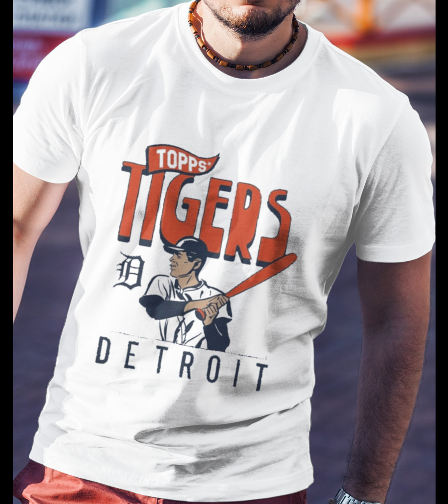 MLB Topps Detroit Tigers Raglan Player T-Shirt