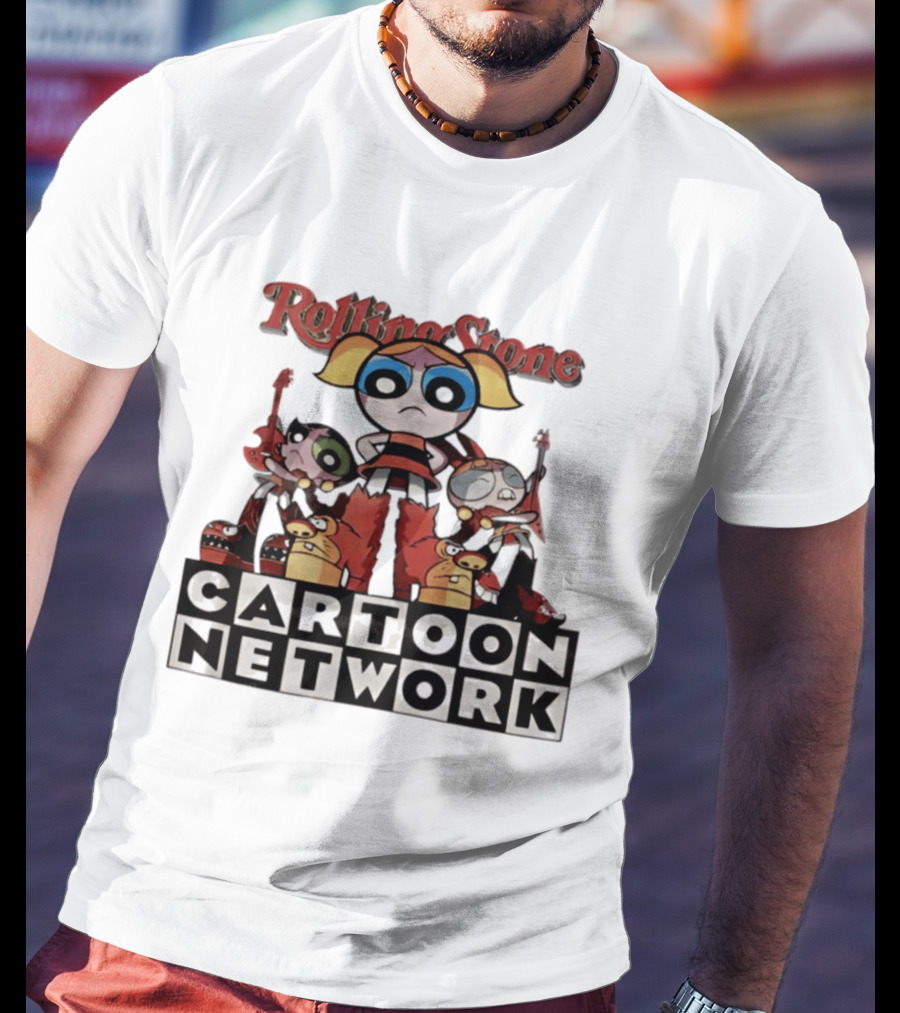Rolling Stone Powerpuff Girls Cartoon Network T-Shirt