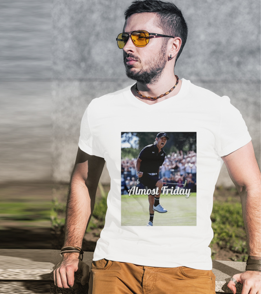 Anthony Kim Almost Friday Golf Comeback Celebration Moment T-Shirt