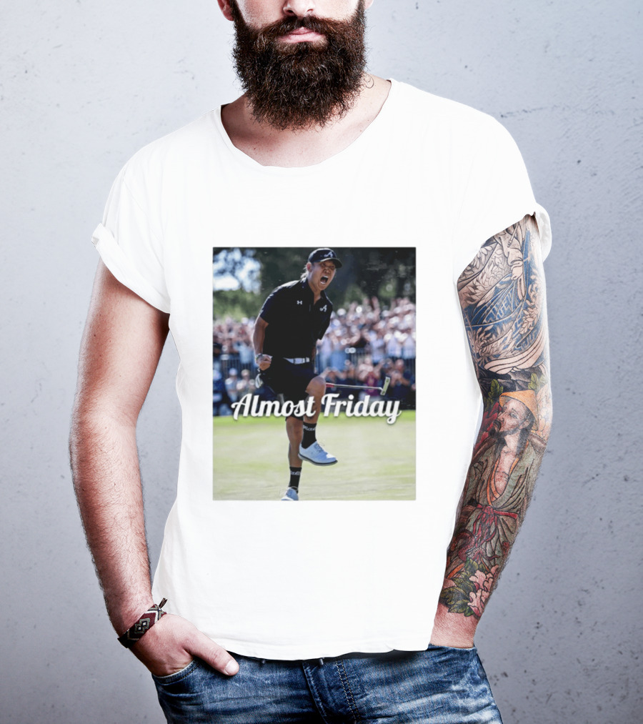Anthony Kim Almost Friday Golf Comeback Celebration Moment T-Shirt