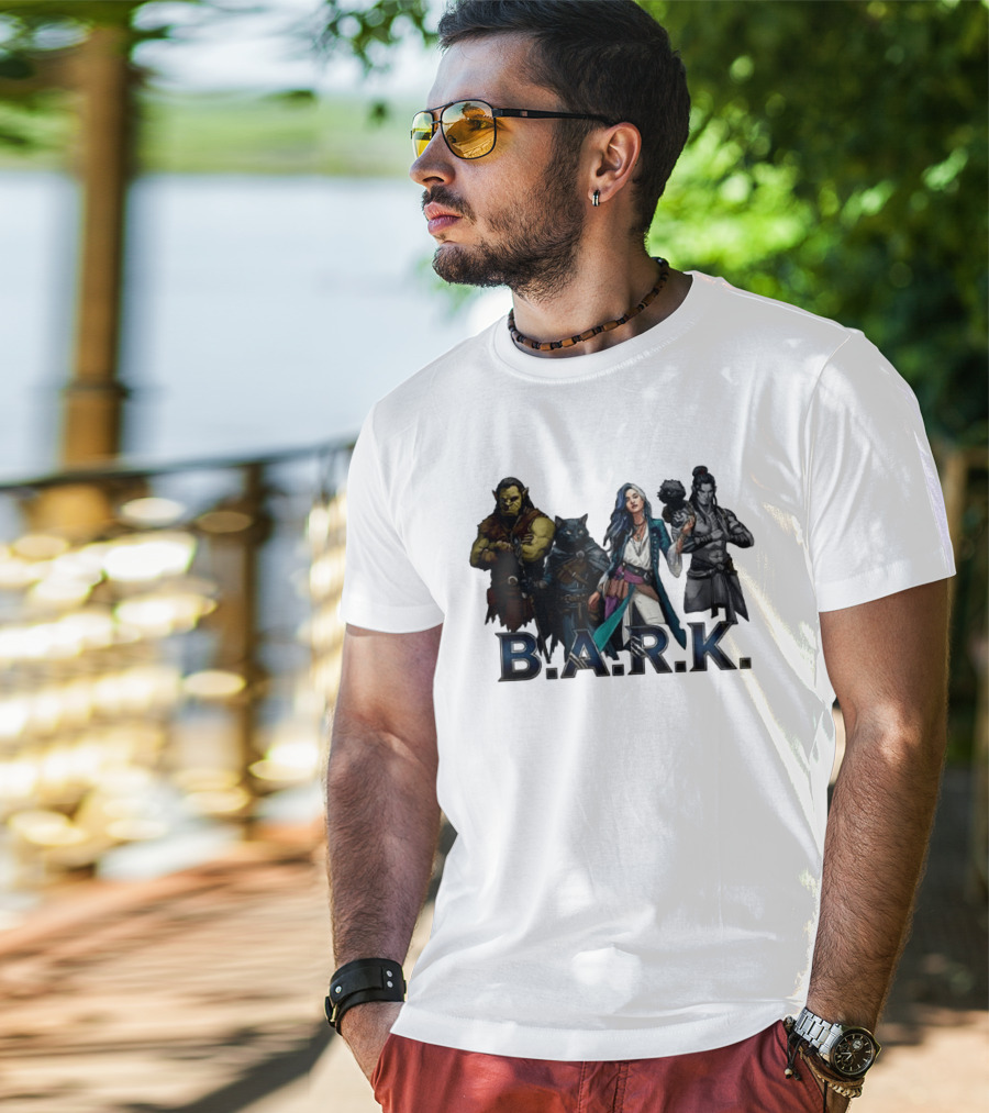 B.A.R.K. Tyranny Of Dragons Fantasy Character Ensemble T-Shirt