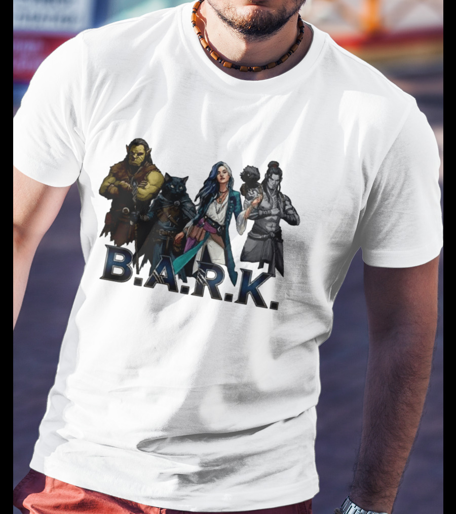 B.A.R.K. Tyranny Of Dragons Fantasy Character Ensemble T-Shirt