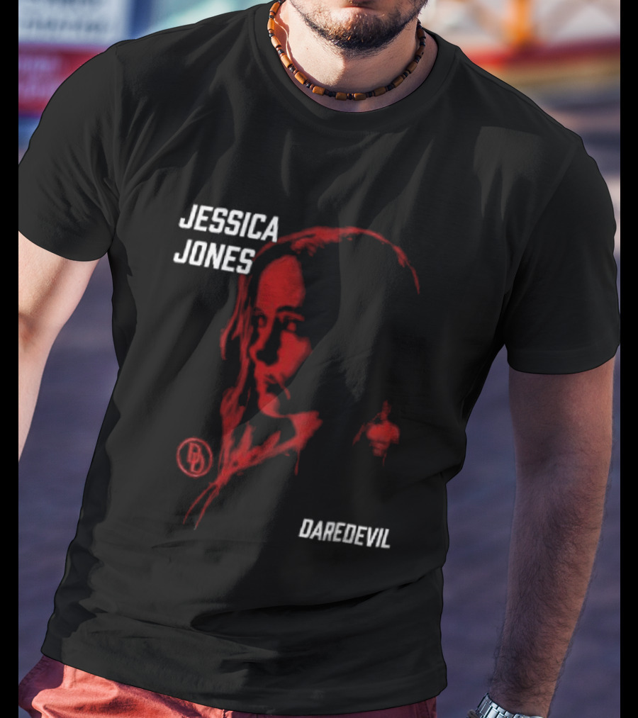 Jessica Jones Daredevil Season 2 Matt Murdock Red Shadow Face T-Shirt