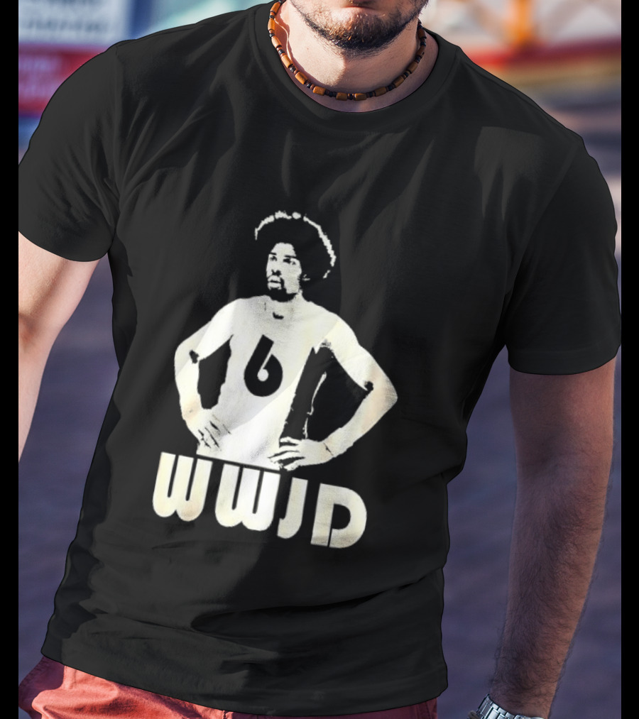 Julius Erving Number 6 WWJD What Would Julius Do T-Shirt