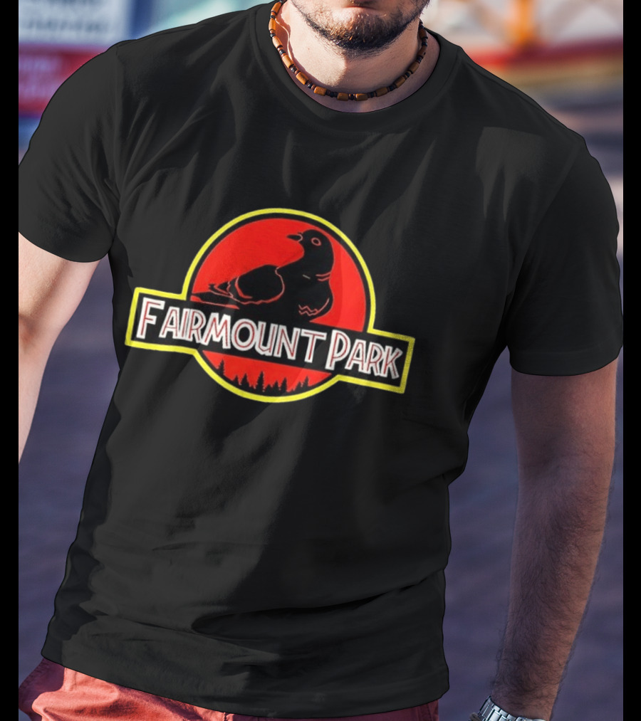 Fairmount Park Pigeon Jurassic Park T-Shirt