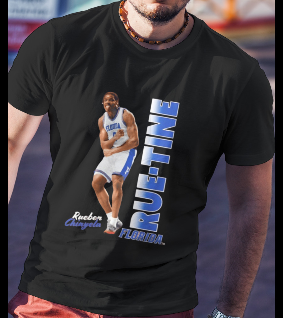 Rueben Chinyelu Florida Gators Rue Tine Basketball T-Shirt