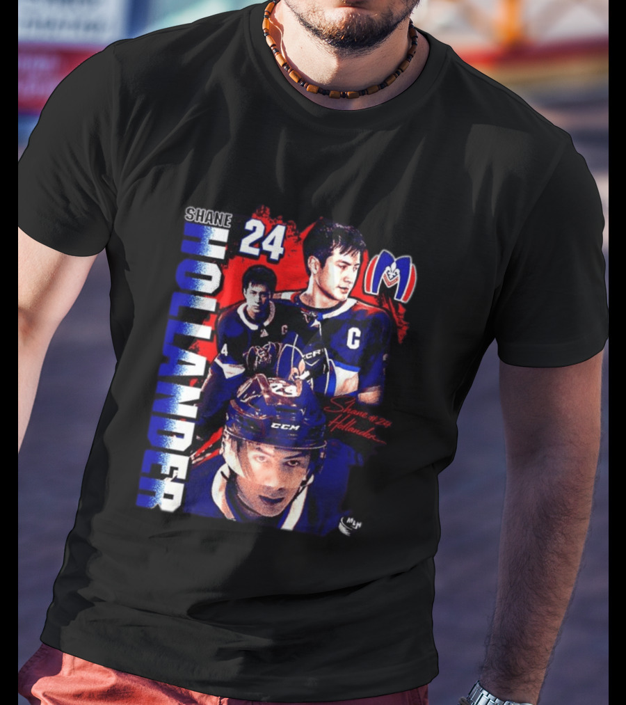 Shane Hollander 24 MLH Hockey Heated Rivalry Romantic T-Shirt