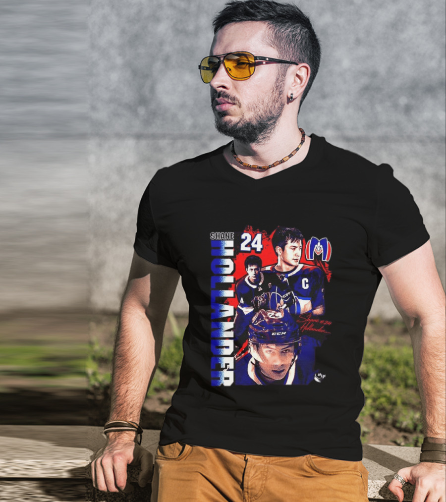 Shane Hollander 24 MLH Hockey Heated Rivalry Romantic T-Shirt