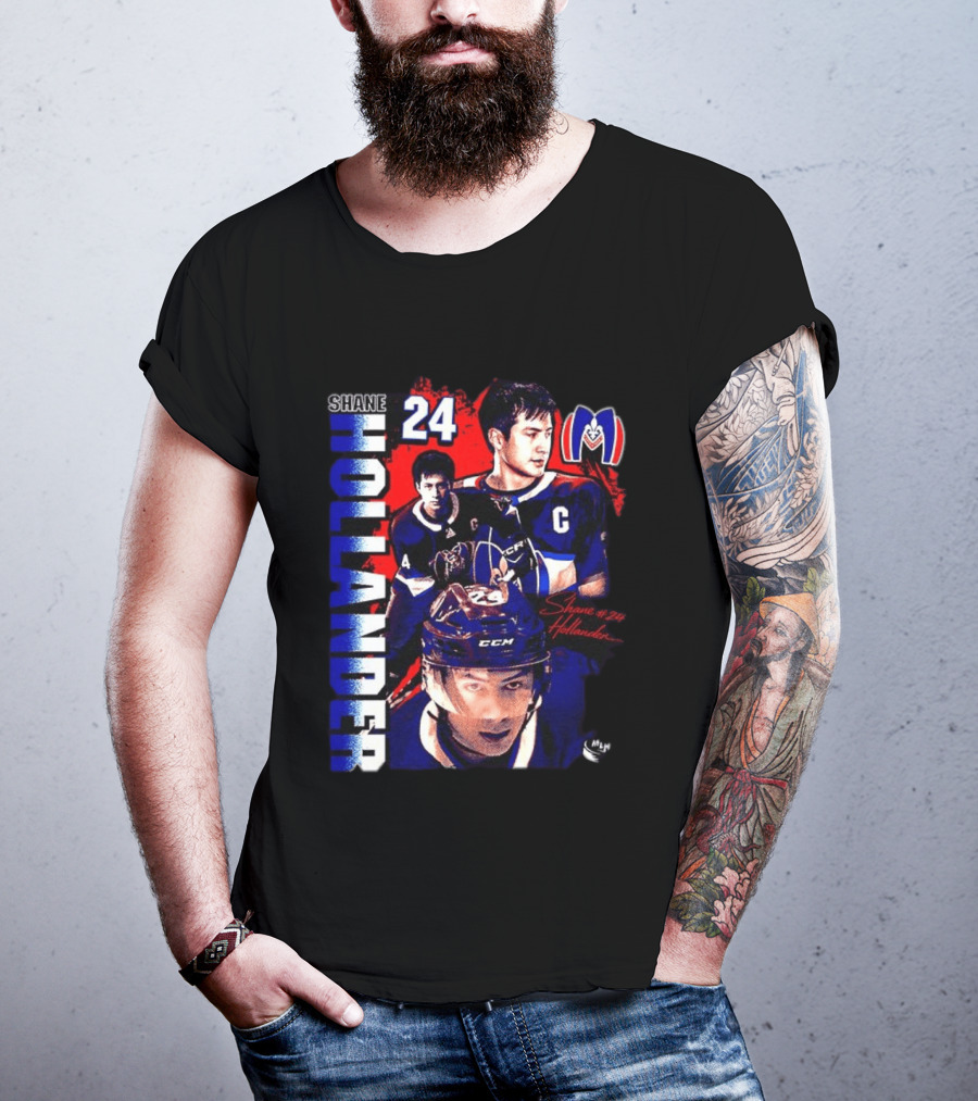 Shane Hollander 24 MLH Hockey Heated Rivalry Romantic T-Shirt