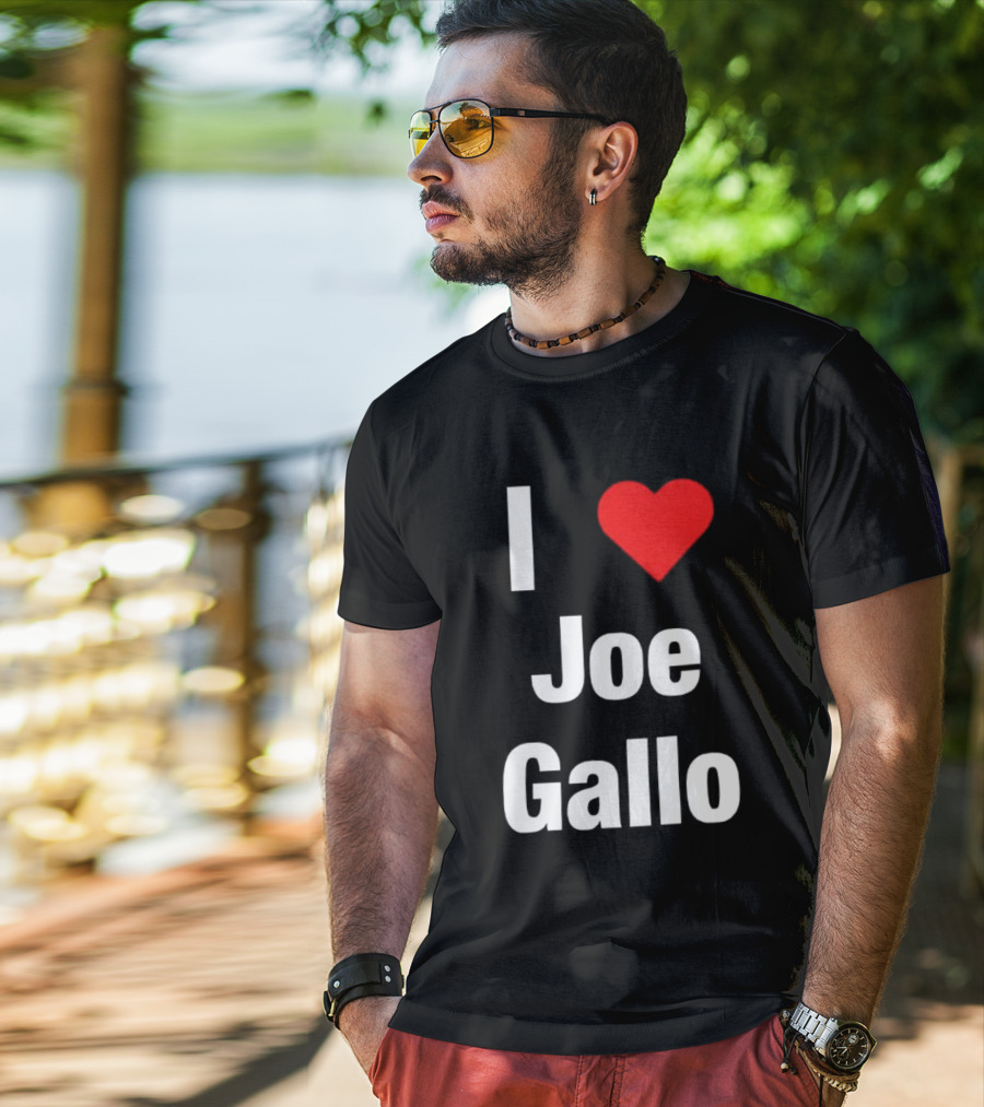 I Love Joe Gallo Merrimack Warriors Basketball T-Shirt