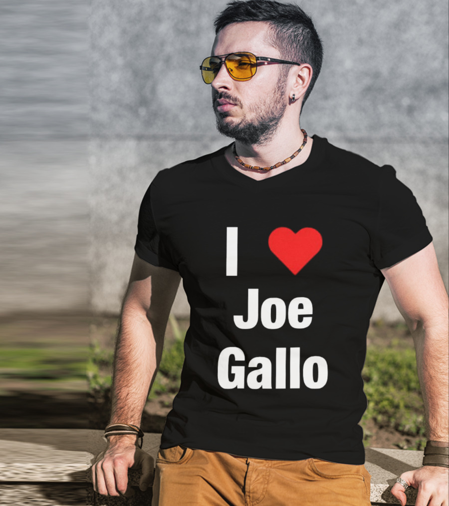 I Love Joe Gallo Merrimack Warriors Basketball T-Shirt