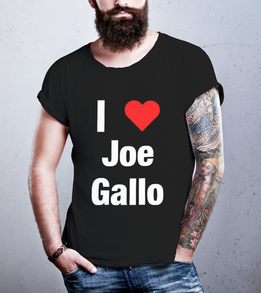 I Love Joe Gallo Merrimack Warriors Basketball T-Shirt
