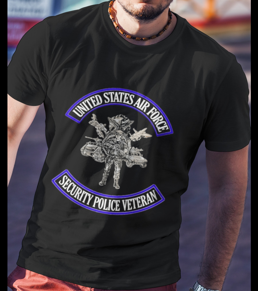 United States Air Force Security Police Veteran Military T-Shirt