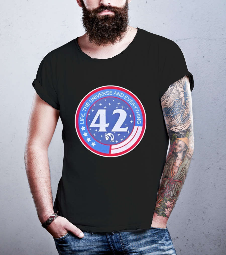 Life The Universe And Everything 42 Hitchhiker's Guide To The Galaxy T-Shirt