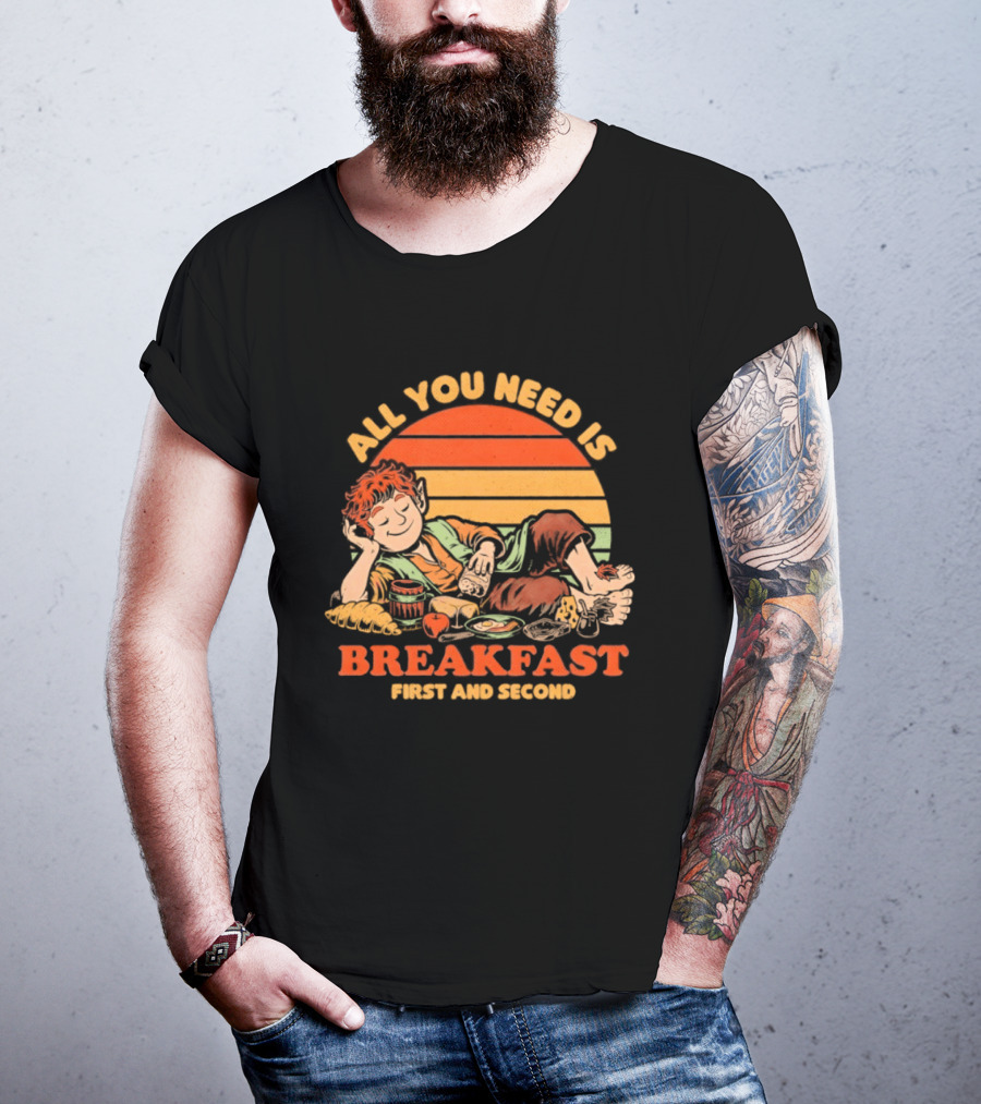 All You Need Is Breakfast First And Second Food Movie T-Shirt
