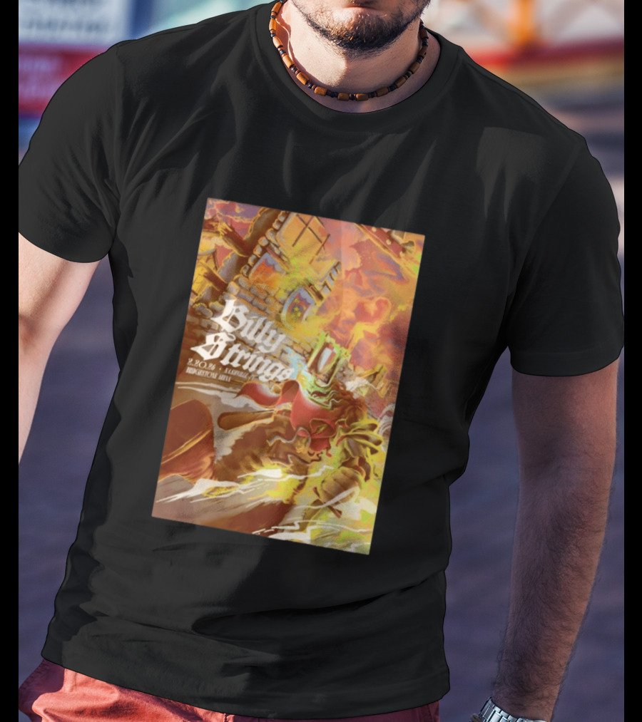 Billy Strings Bridgestone Arena Nashville TN February 20 2026 Castle Fire Fantasy T-Shirt