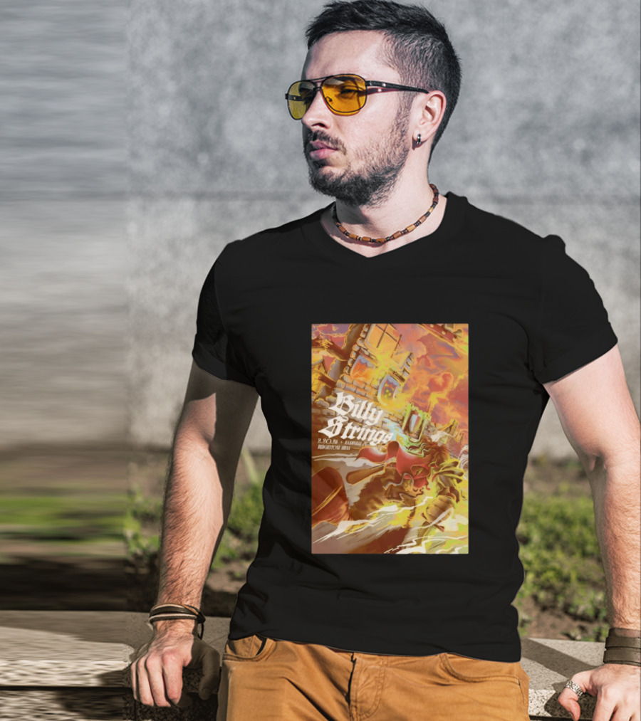 Billy Strings Bridgestone Arena Nashville TN February 20 2026 Castle Fire Fantasy T-Shirt