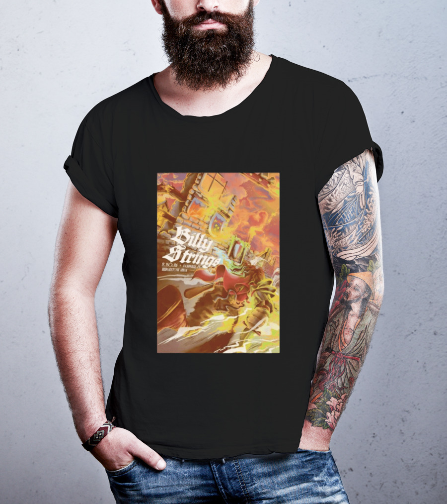Billy Strings Bridgestone Arena Nashville TN February 20 2026 Castle Fire Fantasy T-Shirt