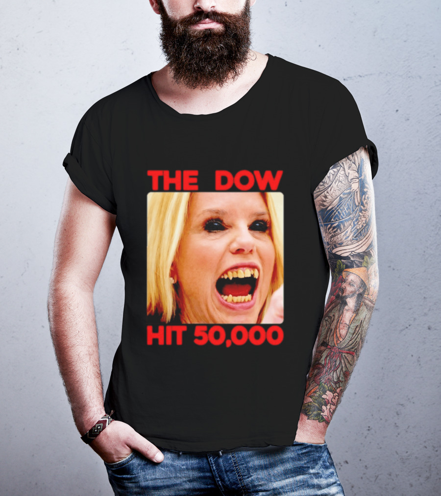 The Dow Hit 50000 Teeth Blonde Woman T-Shirt