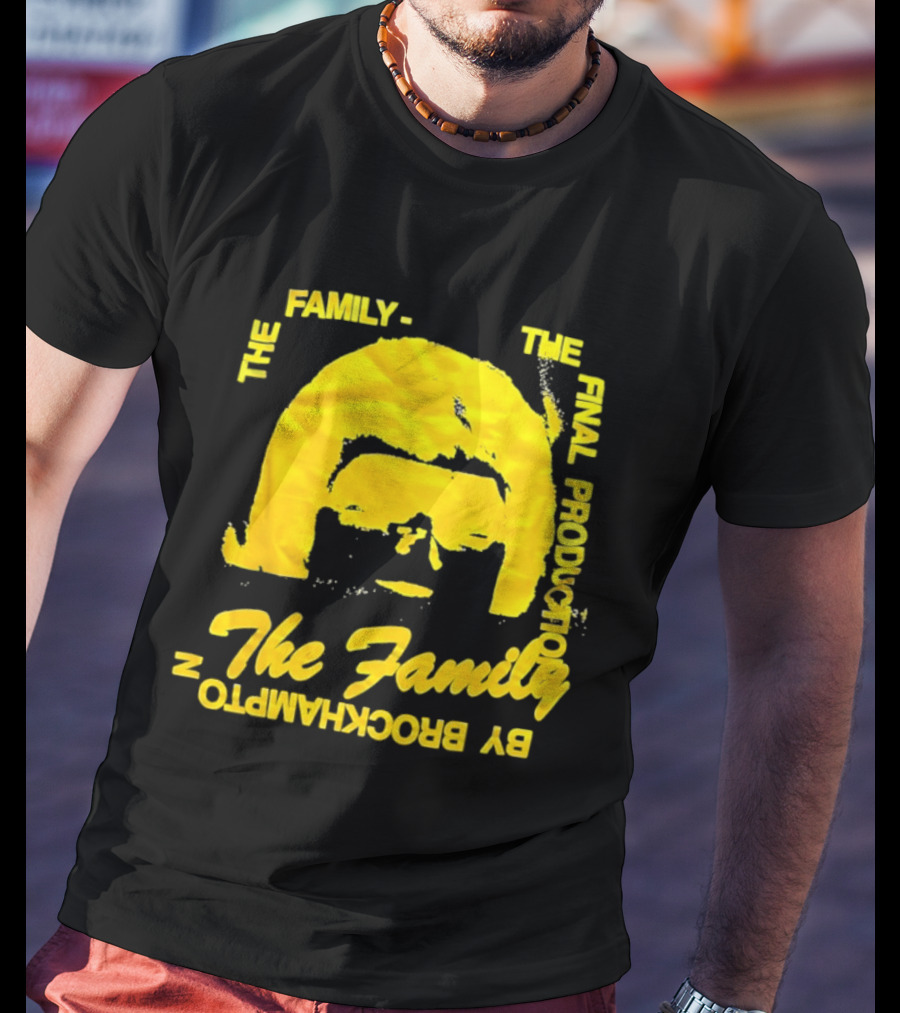 The Family The Final Production By Brockhampton Face Silhouette Yellow T-Shirt