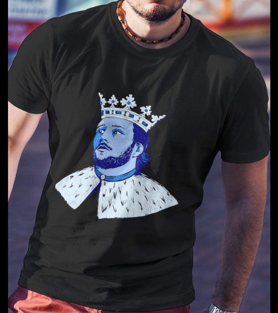 King Joshua MVP Josh Allen Regal Crown T-Shirt