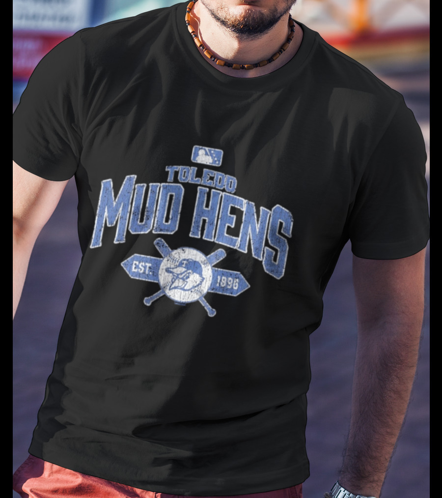 Toledo Mud Hens Est 1896 Baseball Emblem MLB T-Shirt