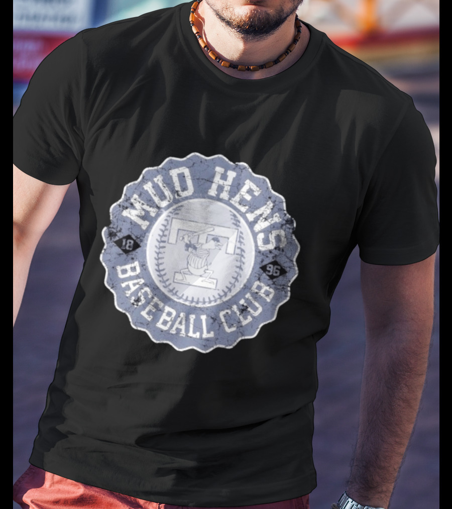 Mud Hens Baseball Club 1896 Toledo Stamp T-Shirt