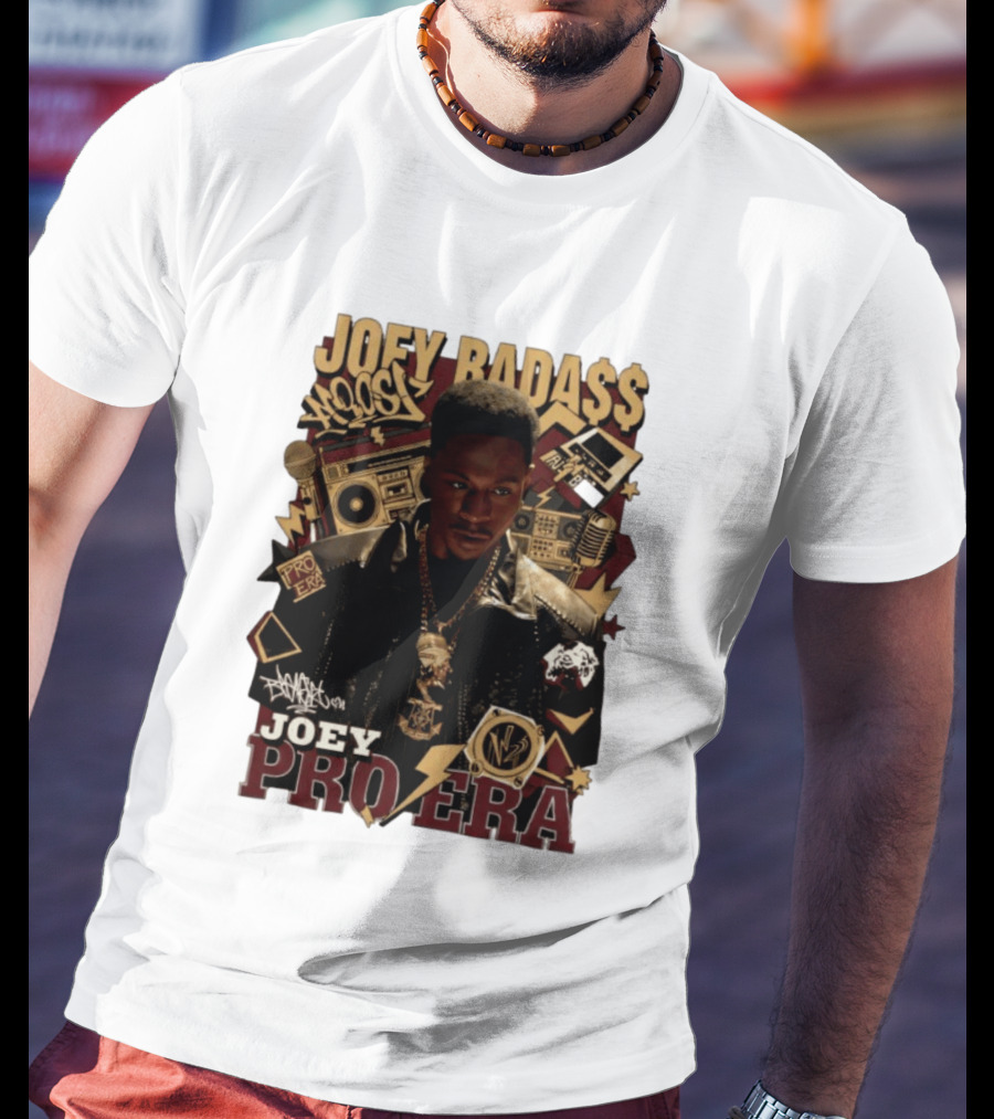 Joey Badass Pro Era Hip Hop Retro Style Collage T-Shirt