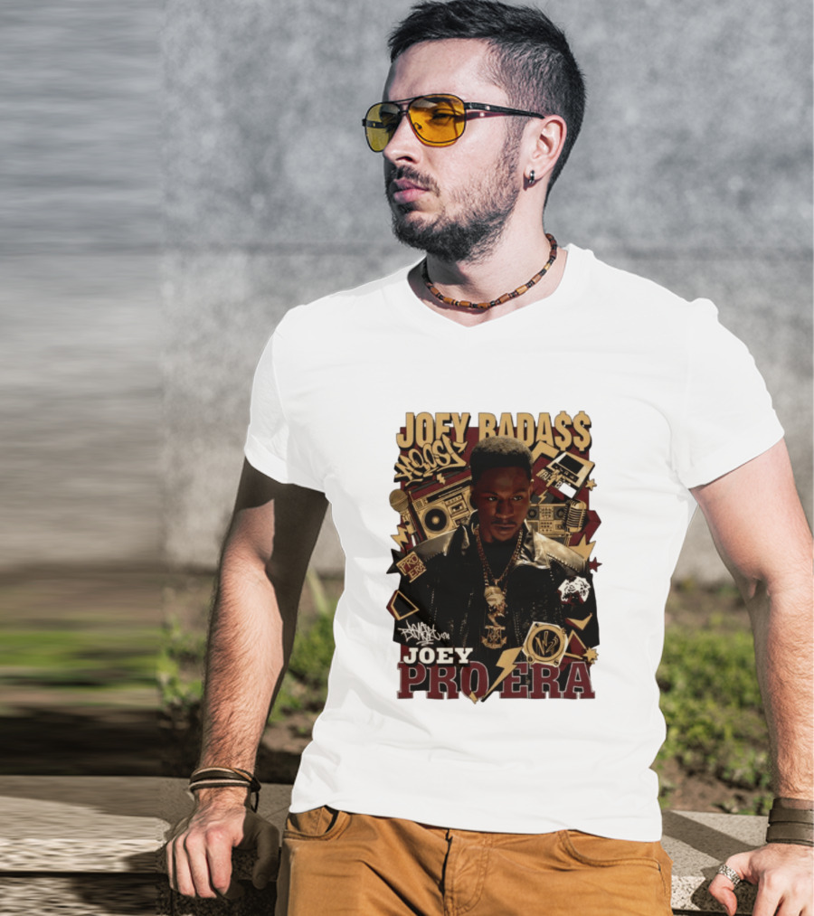 Joey Badass Pro Era Hip Hop Retro Style Collage T-Shirt
