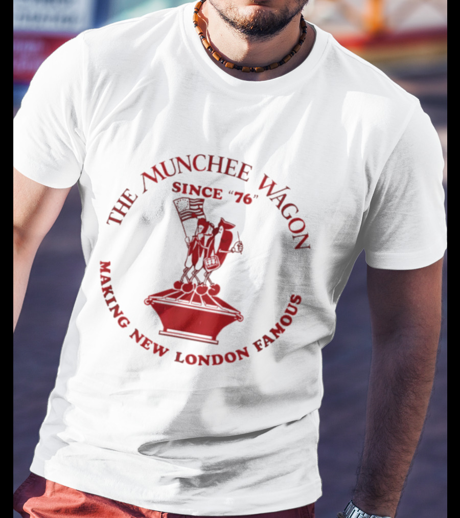 The Munchee Wagon Since '76 Making New London Famous T-Shirt