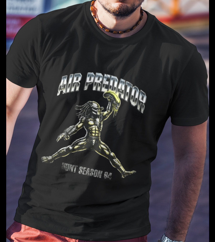 Air Predator Hunt Season 94 Jumpman Alien Warrior T-Shirt