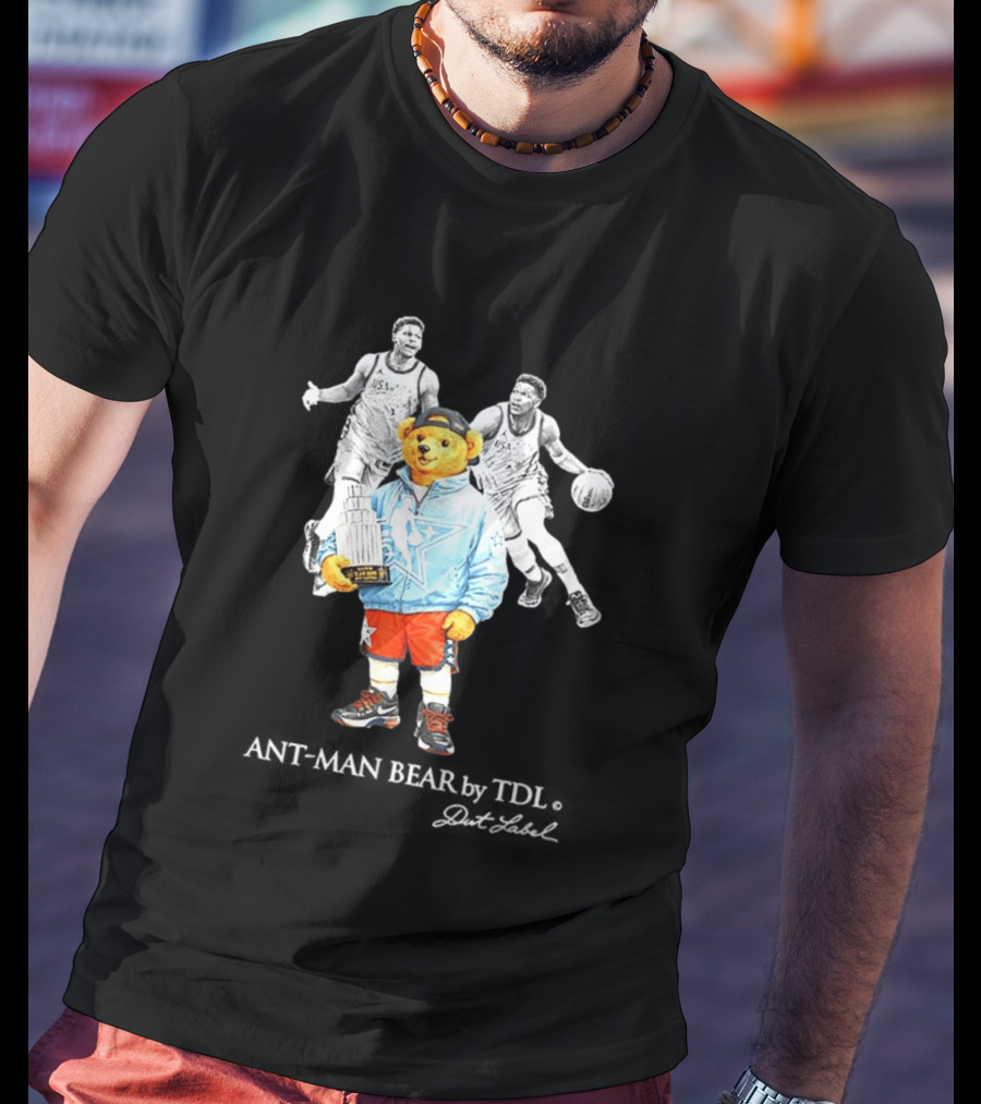 Anthony Edwards Minnesota Timberwolves Bear Trophy USA Basketball T-Shirt