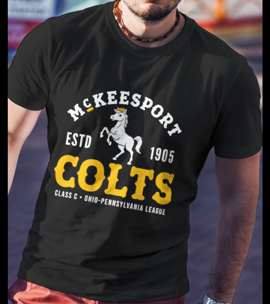 McKeesport Colts ESTD 1905 Class C Ohio Pennsylvania League T-Shirt