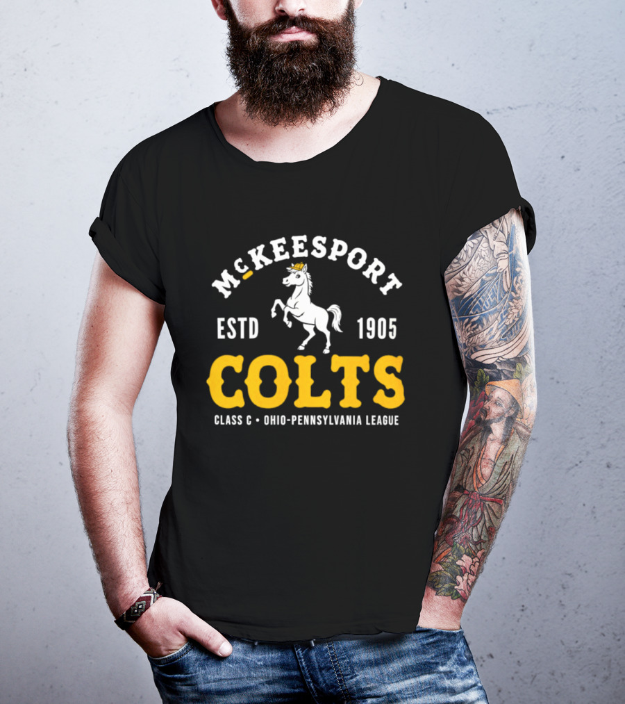 McKeesport Colts ESTD 1905 Class C Ohio Pennsylvania League T-Shirt