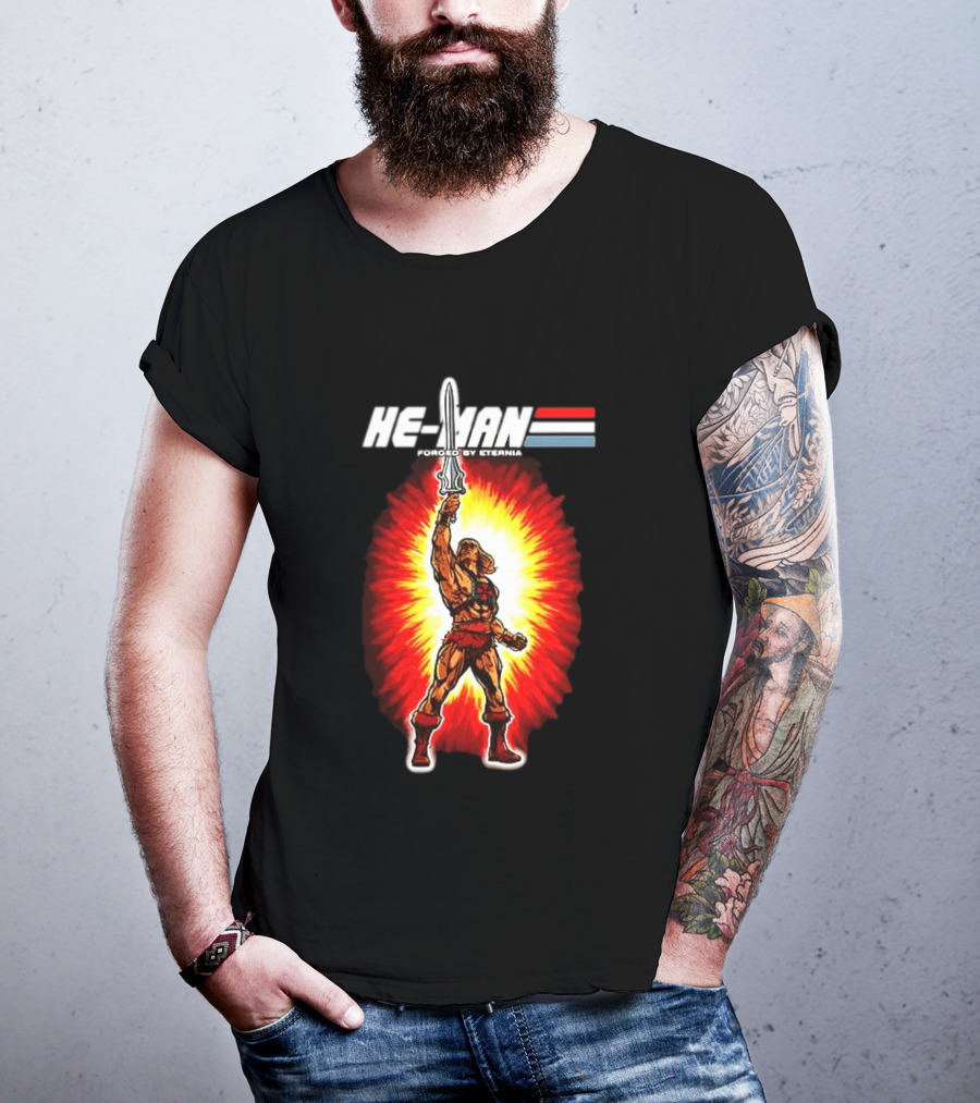 He Man Forged By Eternia Masters Of The Universe Power Sword Blast T-Shirt