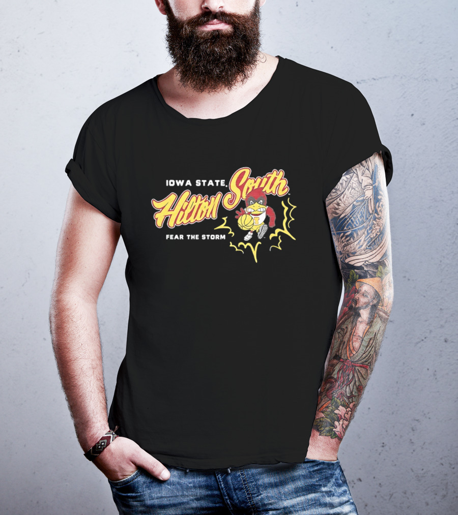 Iowa State Hilton South Fear The Storm Cardinal Basketball T-Shirt