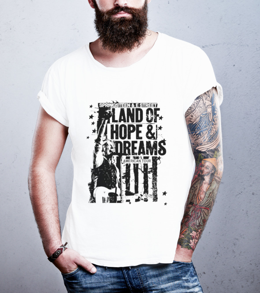 Springsteen E Street Land Of Hope And Dreams American Tour 2026 T-Shirt