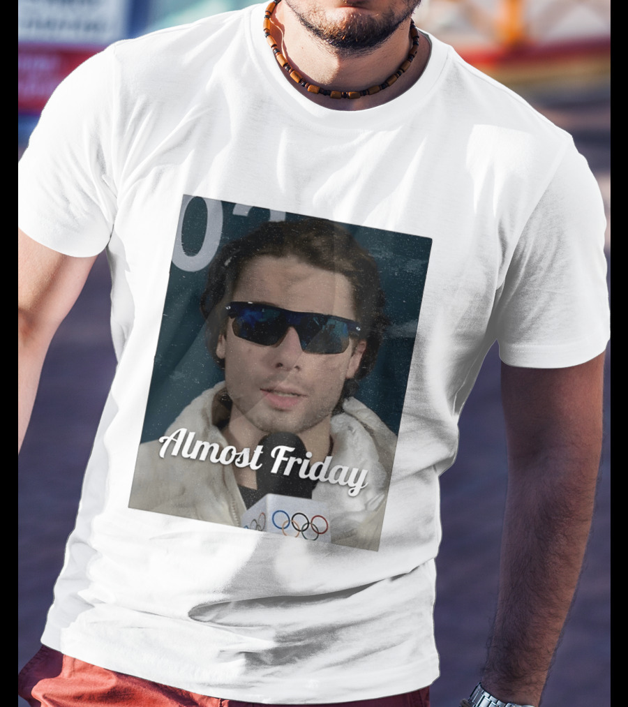 Quinn Hughes Almost Friday Olympics Sunglasses Interview T-Shirt