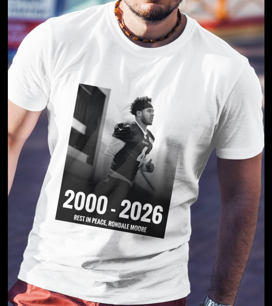 Rest In Peace Rondale Moore 2000 2026 Minnesota Vikings T-Shirt